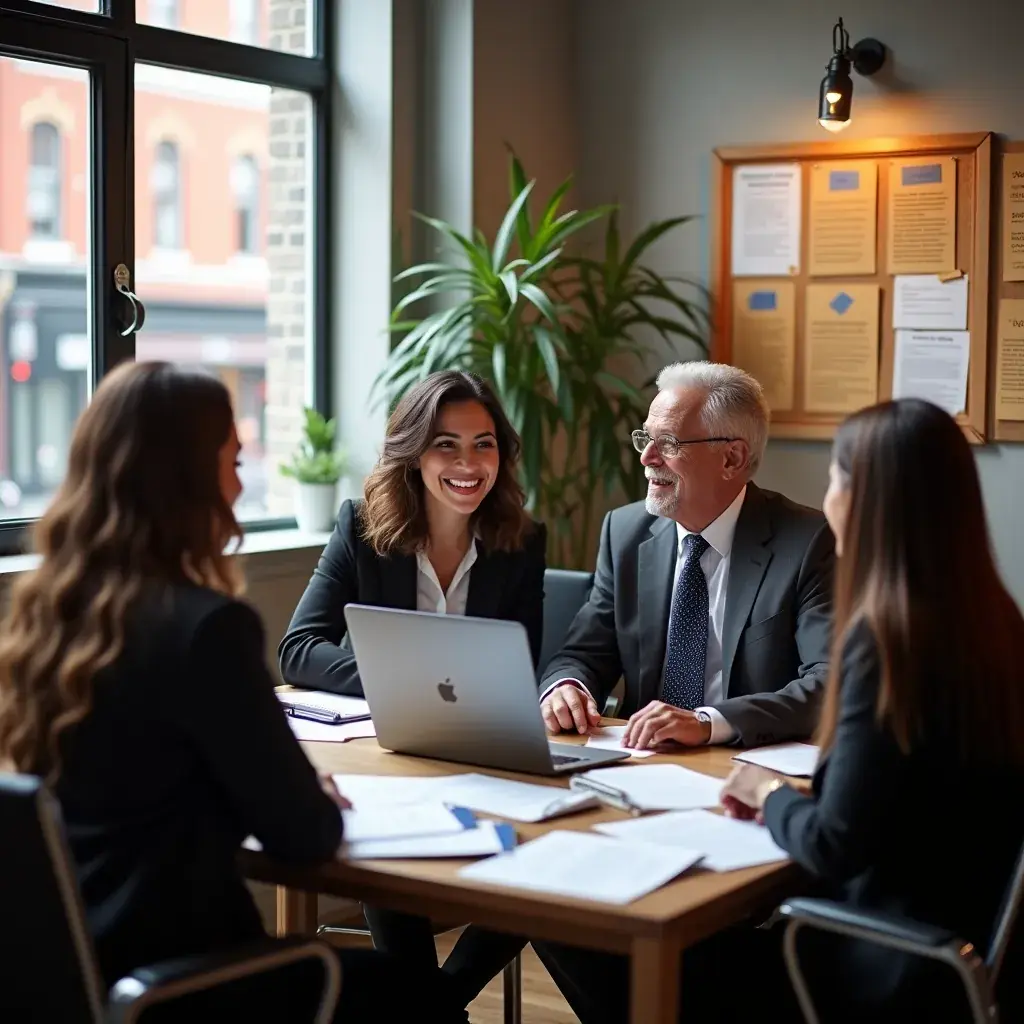 Professional team collaboration